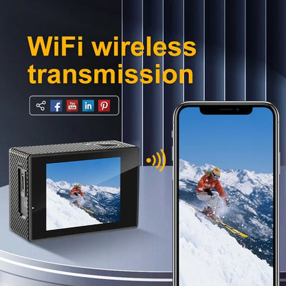Ultra HD Waterproof Action Cam For Outdoor Adventures