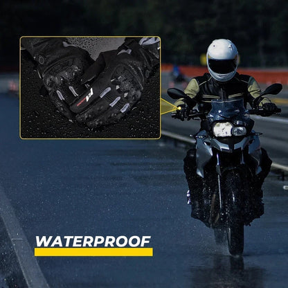 Warm USB Rechargeable Motorcycle Gloves