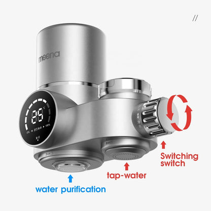 PureFlow LED Water Purifier Faucet Filter With Screen