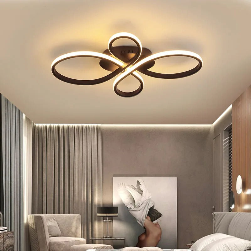 Bright Modern LED Ceiling Light With Dimmer Switch