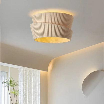 Elegant Linen Pendant Light