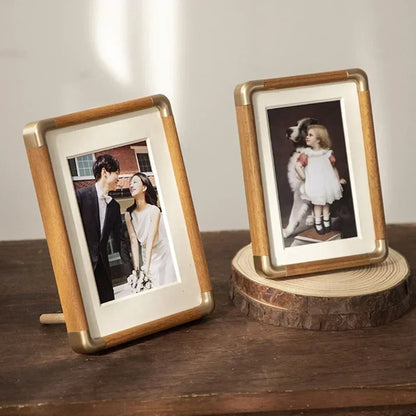 Rustic Wooden Desktop Picture Frame