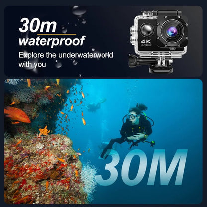Ultra HD Waterproof Action Cam For Outdoor Adventures