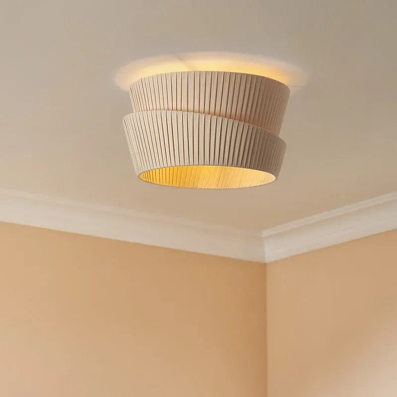 Elegant Linen Pendant Light