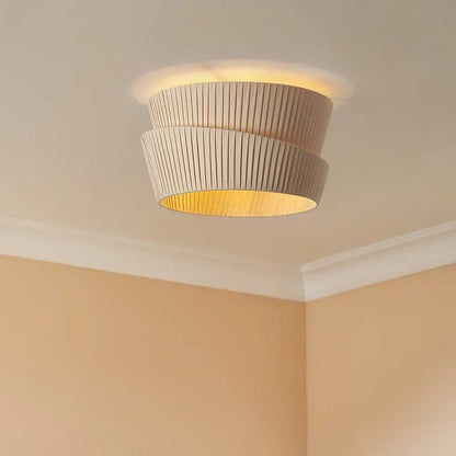 Elegant Linen Pendant Light