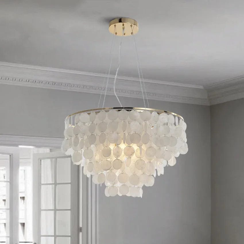 Beautiful Seashell Pendant Light
