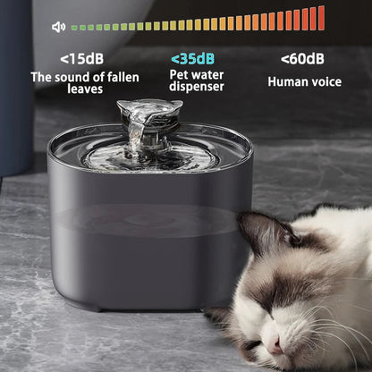 Pet Fountain with Automatic Flow and Advanced Filter System