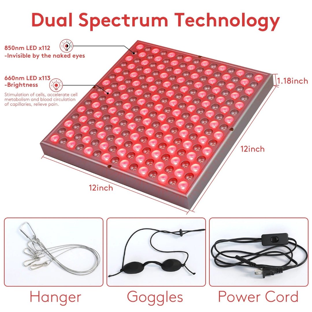 LED Light Therapy Lamp for Sleep and Skin Care