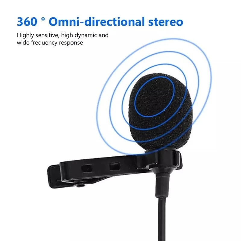 Compact Plug in Microphone for Laptop and Voice Calls