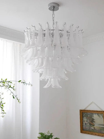 Elegant Glass Pendant Chandelier