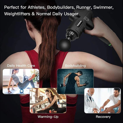 Compact Handheld Back Massager for Muscle Relief
