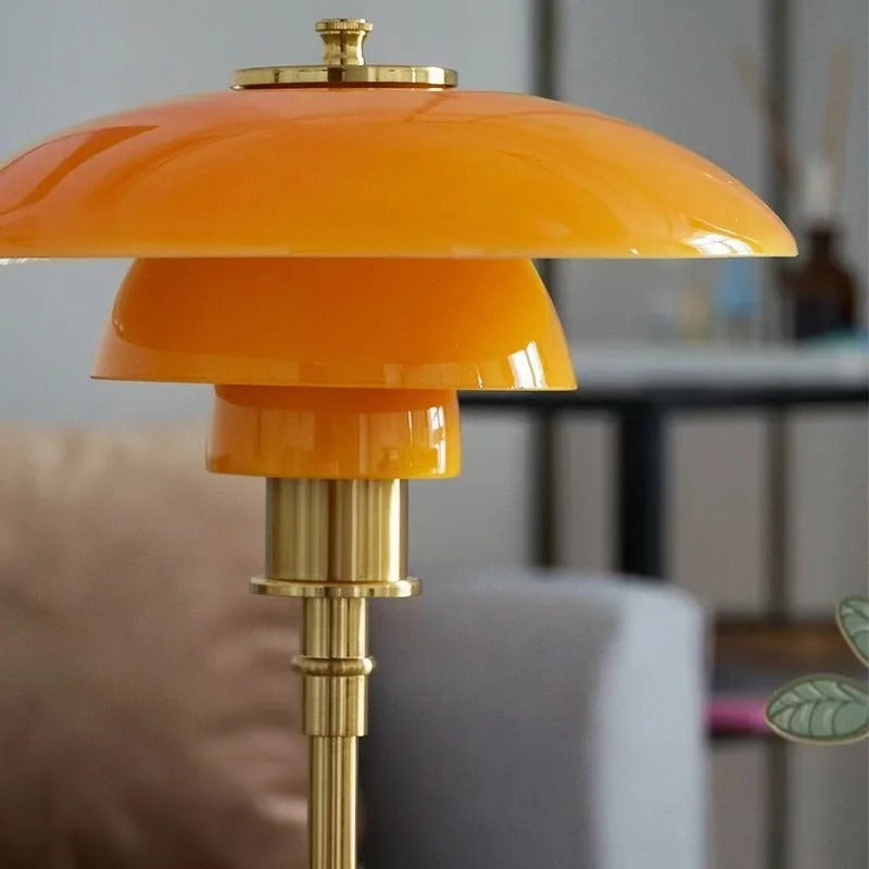 Simple Glass Desk Lamp – Modern LED Home Lighting