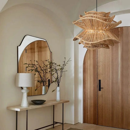Natural Woven Pendant Light