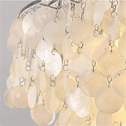 Beautiful Seashell Pendant Light