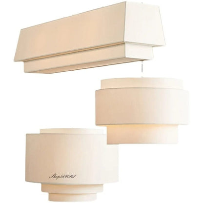 Stylish Fabric Hanging Light Fixture