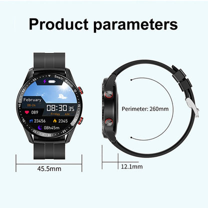 Stylish Men's Smartwatch with Bluetooth Fitness Tracker