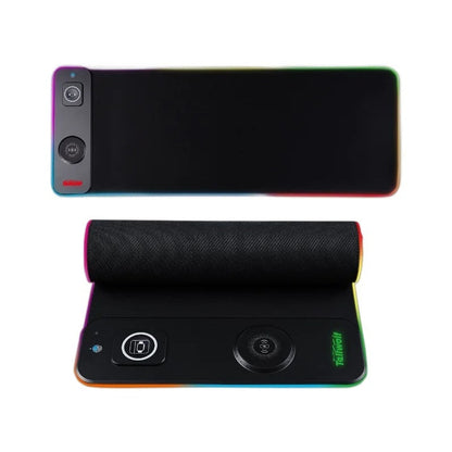Wireless LED Desk Pad With Dual Fast Charging Spots