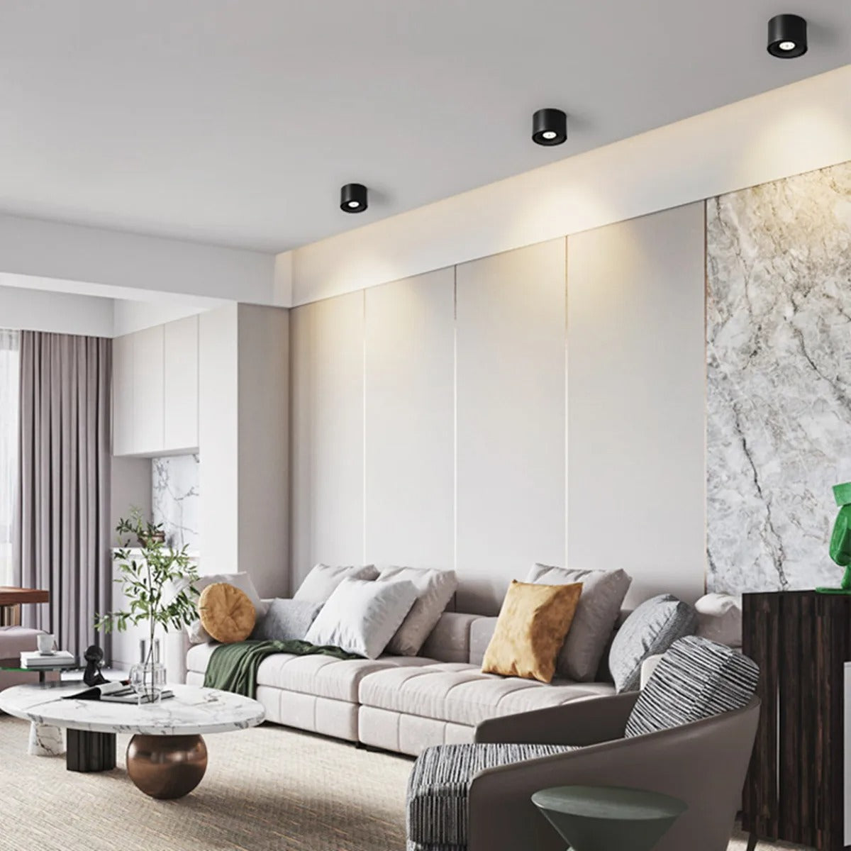 Flexible LED Ceiling Spot Light With Adjustable Arm