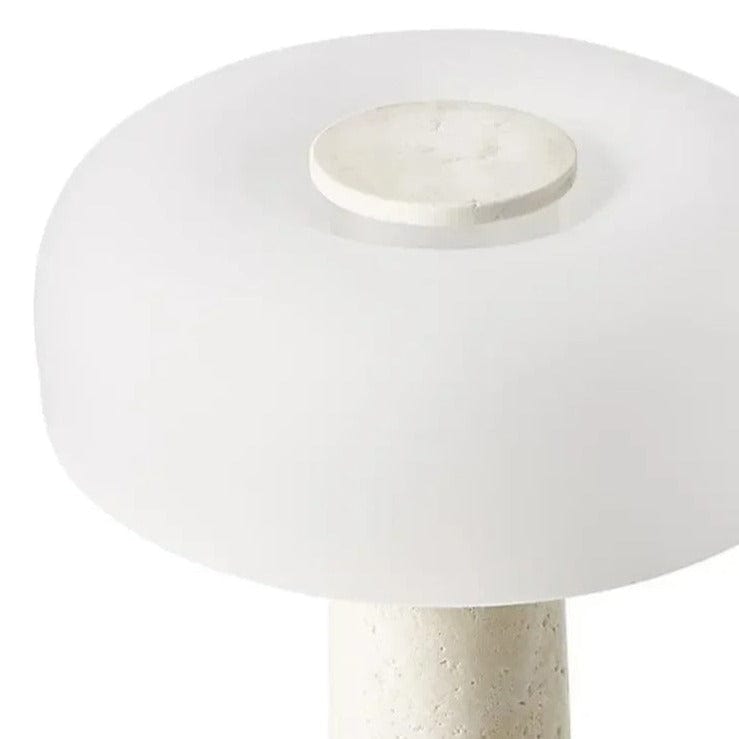 Elegant White Marble Table Lamp