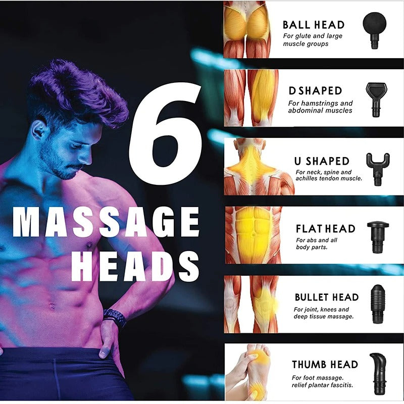 Compact Handheld Back Massager for Muscle Relief