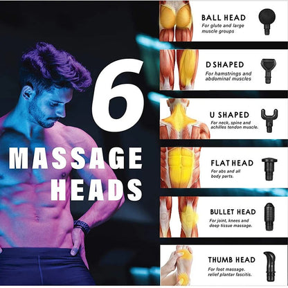 Compact Handheld Back Massager for Muscle Relief