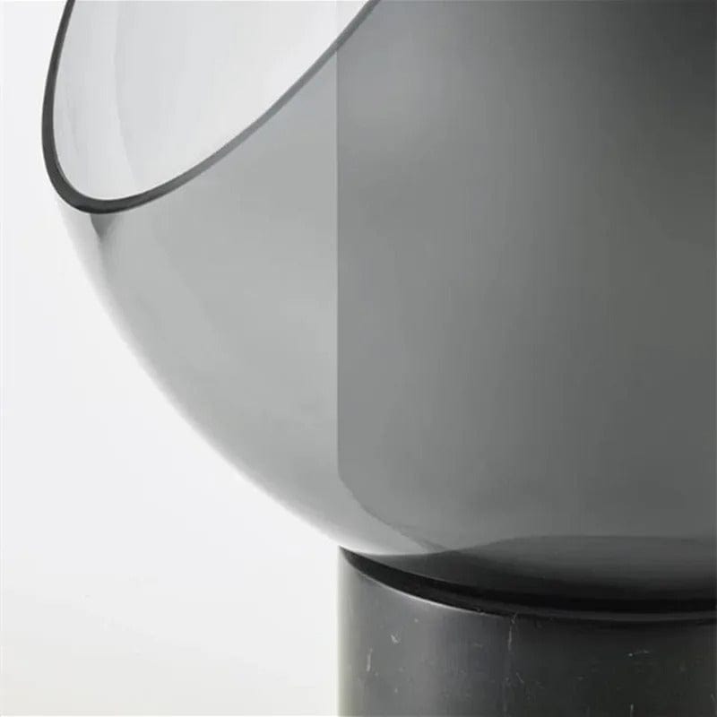 Clear Round Table Lamp