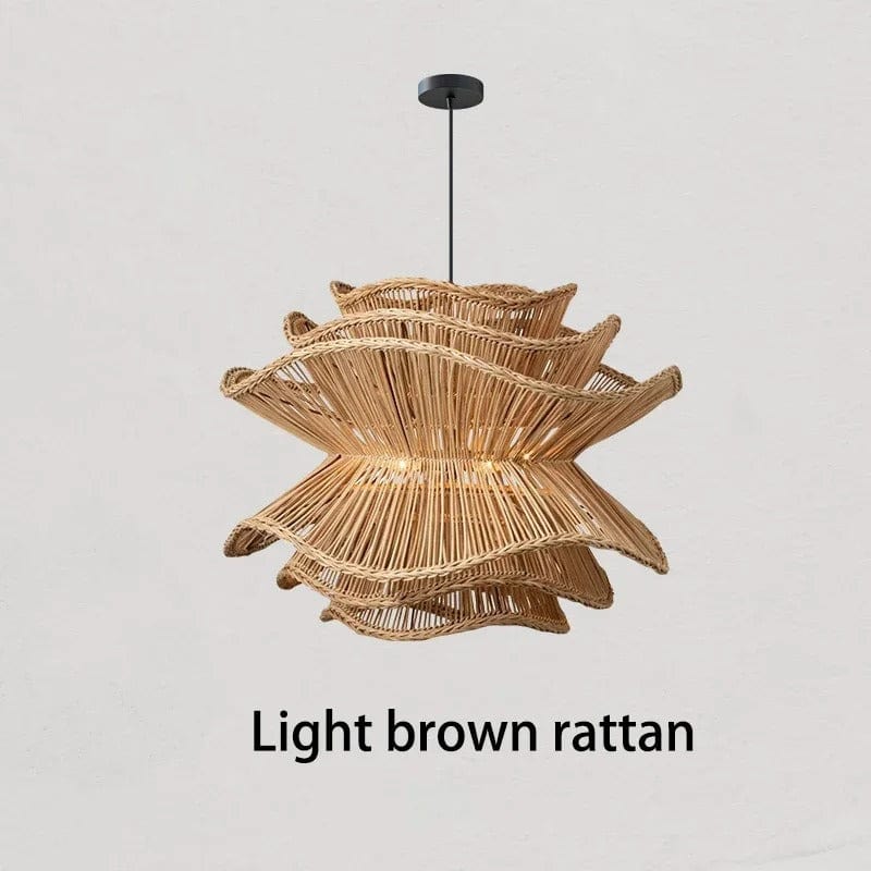 Natural Woven Pendant Light