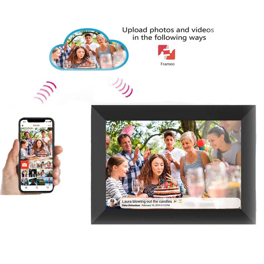 HD Digital Picture Frame 8 Inch Touch Screen Display