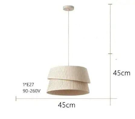 Elegant Linen Pendant Light