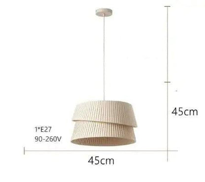 Elegant Linen Pendant Light