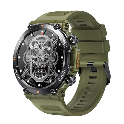 Rugged Outdoor Tactical Smartwatch with Long Battery Life