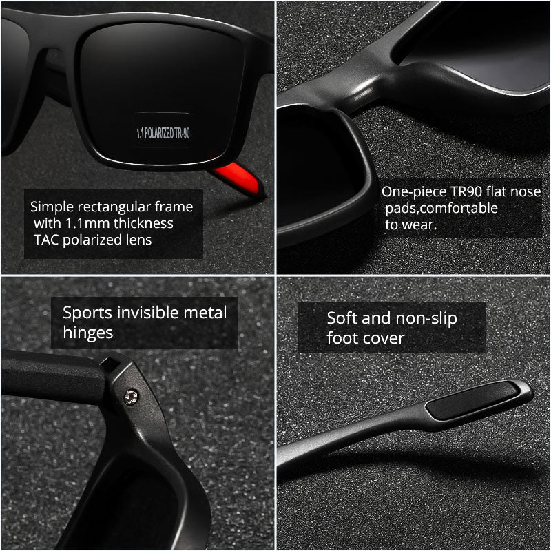 Lightweight Polarized Sports Sunglasses for Men