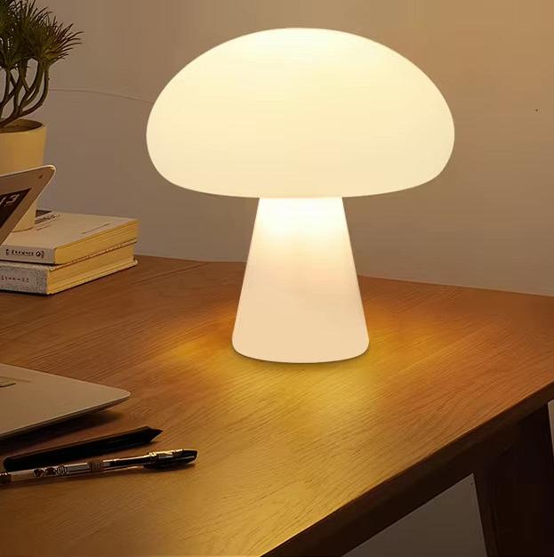 Rustic Wooden Desk Lamp