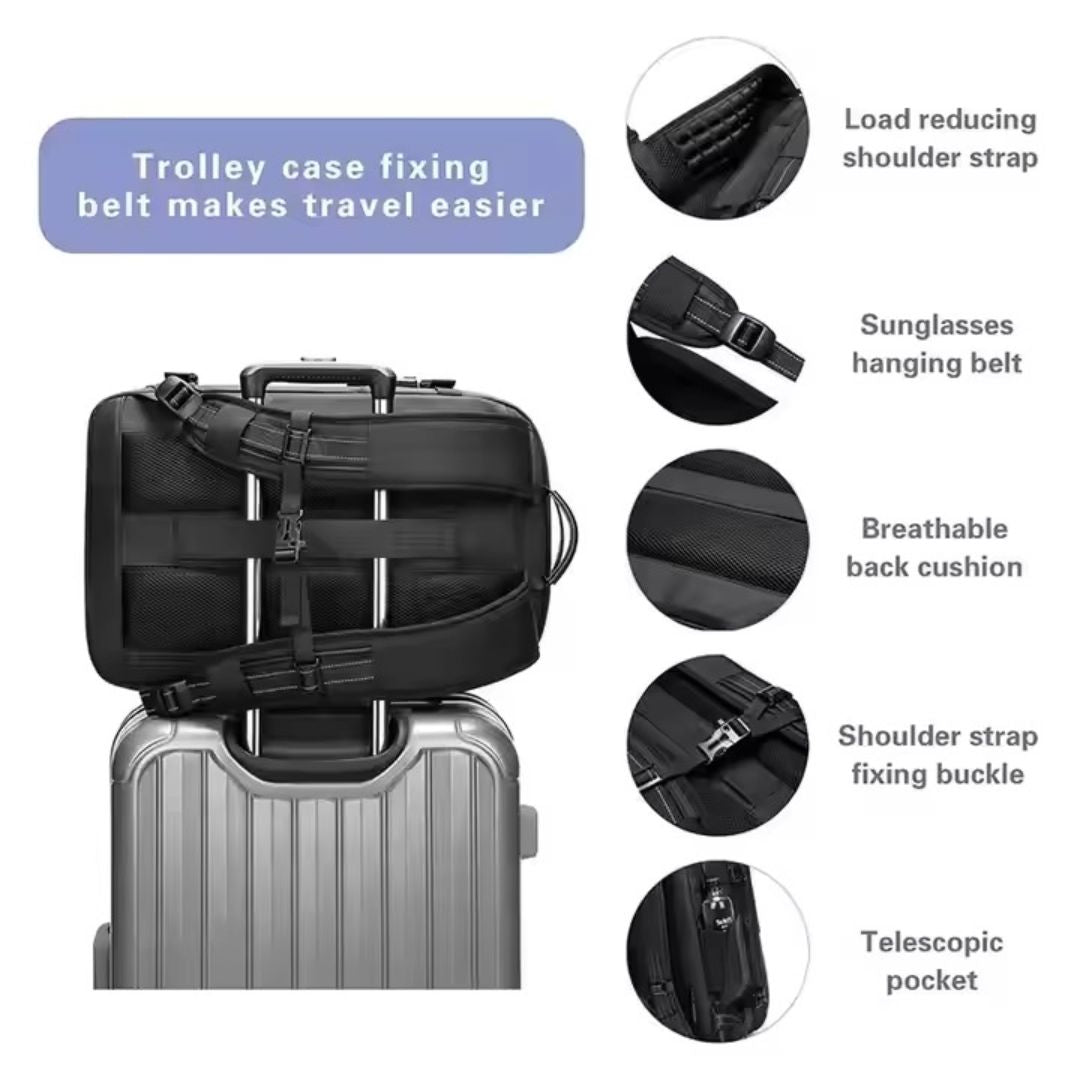 Compact Travel Backpack with Air Tight Seal