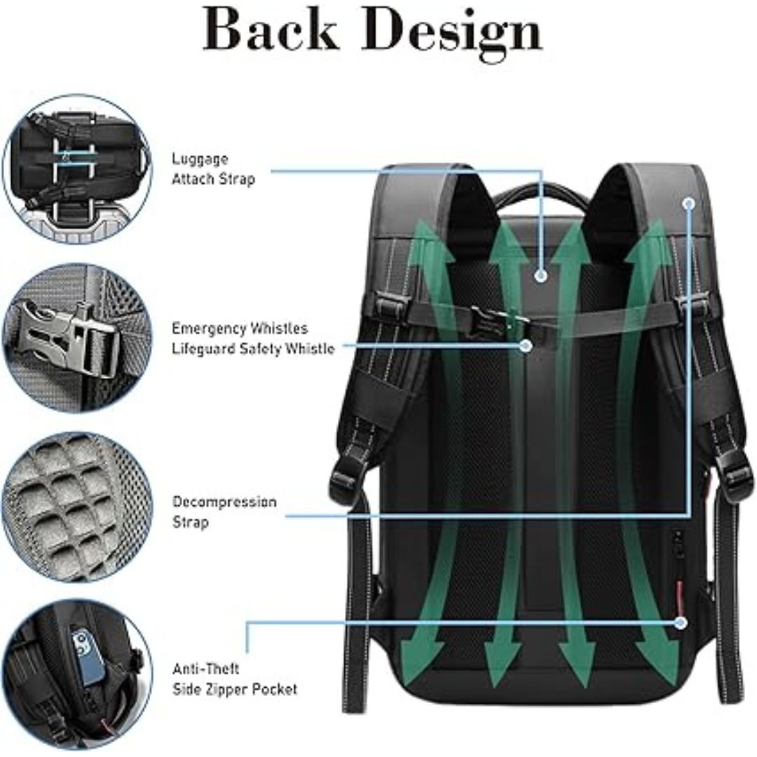 Compact Travel Backpack with Air Tight Seal