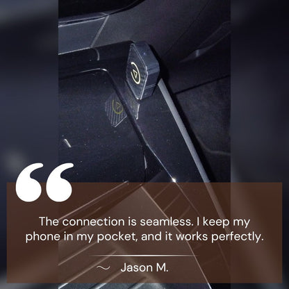 Compact iPhone CarPlay Dongle for Most Vehicles