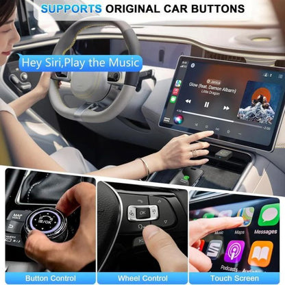 Compact iPhone CarPlay Dongle for Most Vehicles