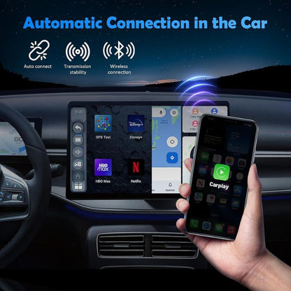 Compact iPhone CarPlay Dongle for Most Vehicles