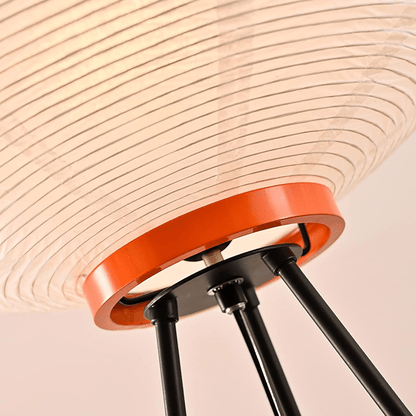 Sleek Asian Inspired Paper Floor Lamp