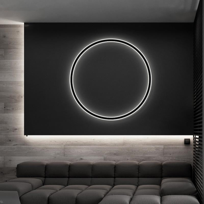 Simple Round LED Wall Lamp for Contemporary Homes