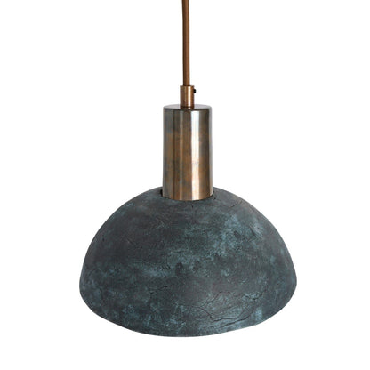 Natural Blue Ceramic Pendant Light 20cm