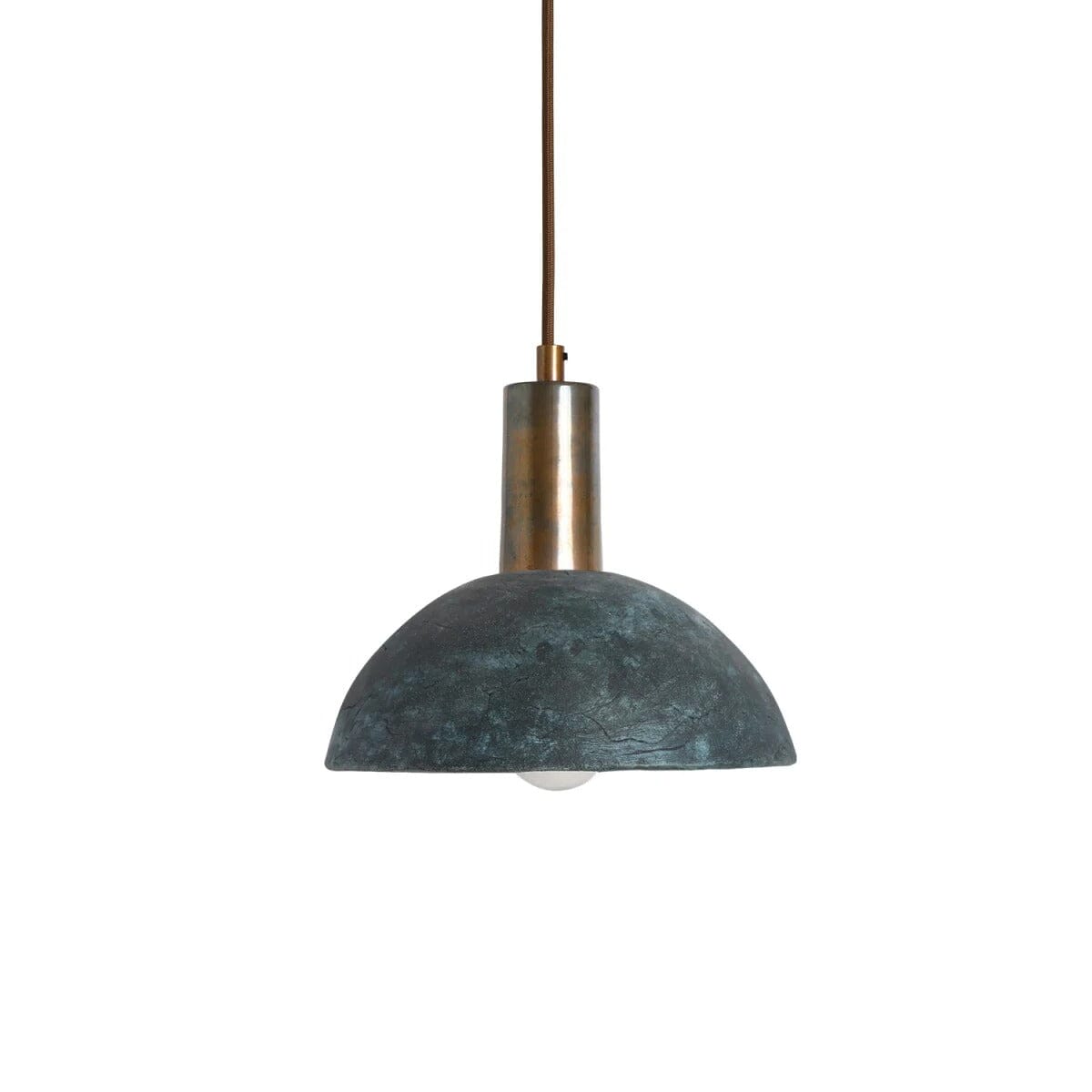 Natural Blue Ceramic Pendant Light 20cm