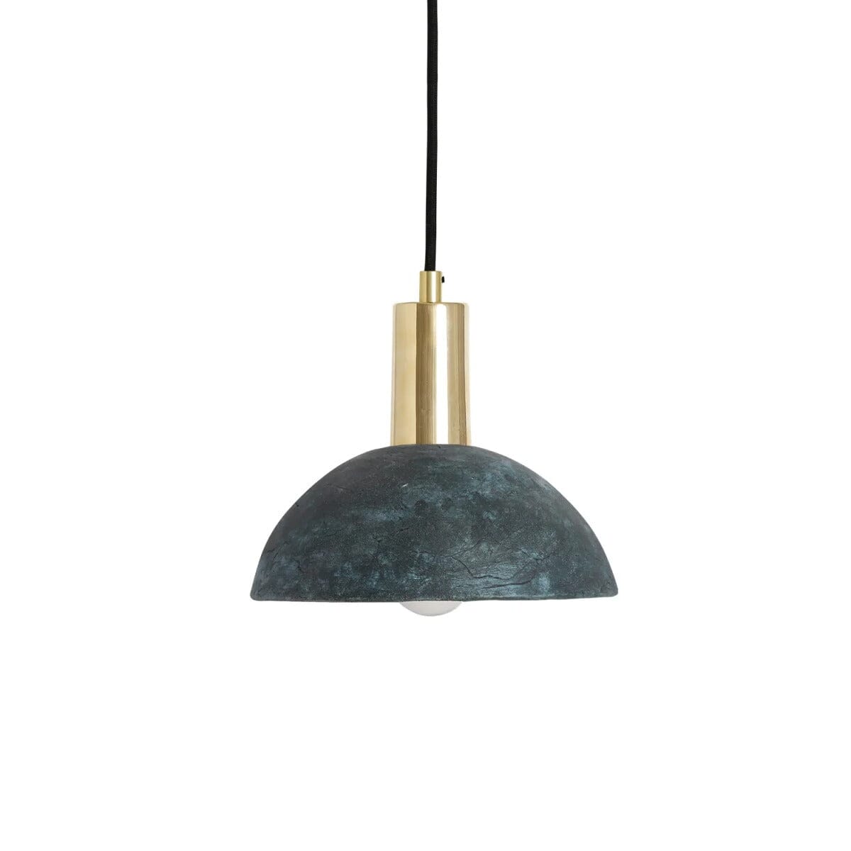Natural Blue Ceramic Pendant Light 20cm