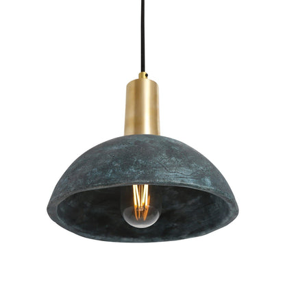 Natural Blue Ceramic Pendant Light 20cm