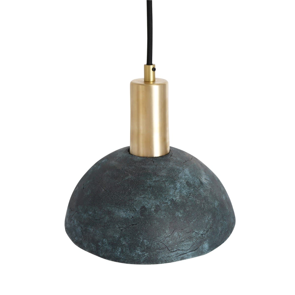 Natural Blue Ceramic Pendant Light 20cm