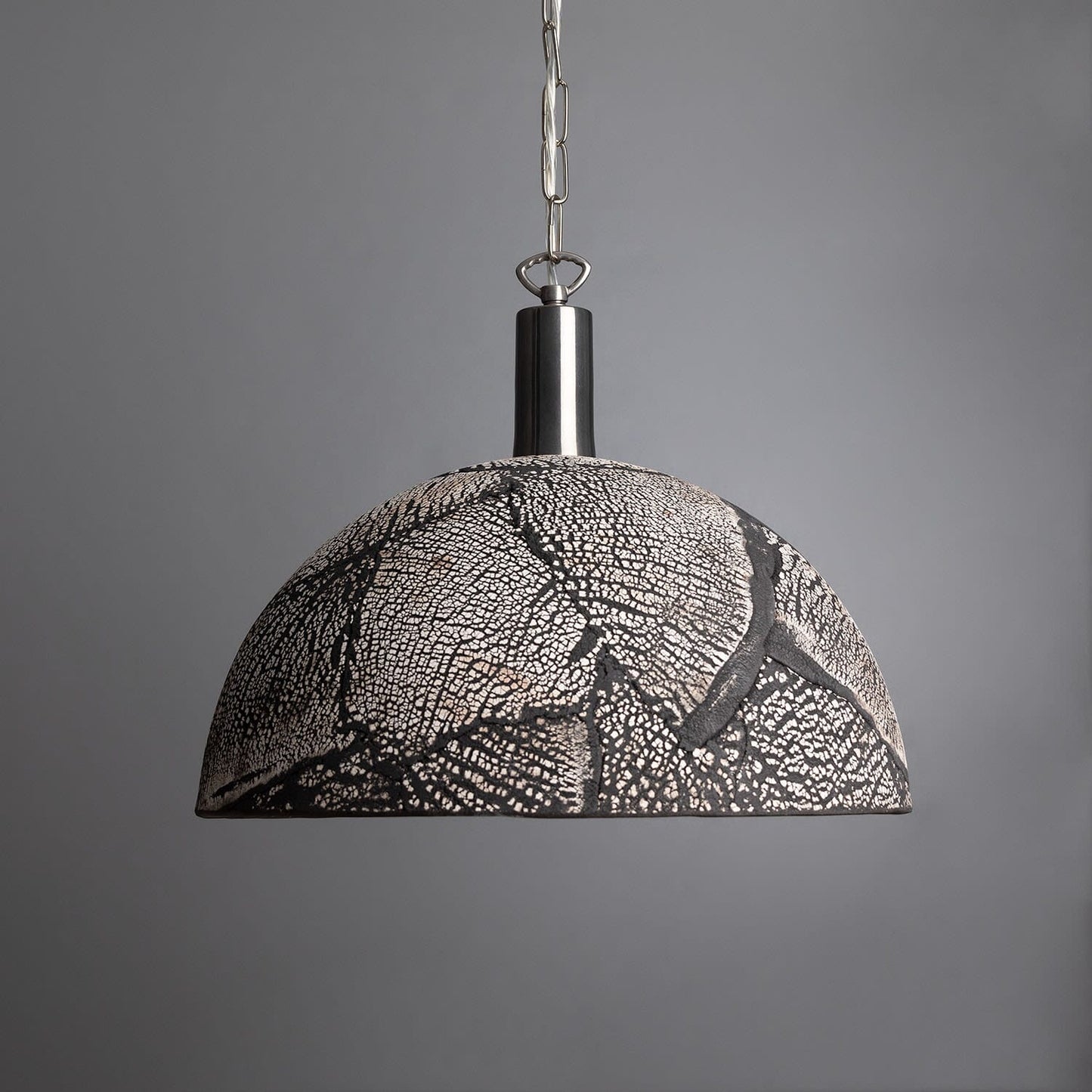Natural Earthy Ceramic Hanging Light, 37cm