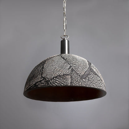 Natural Earthy Ceramic Hanging Light, 37cm