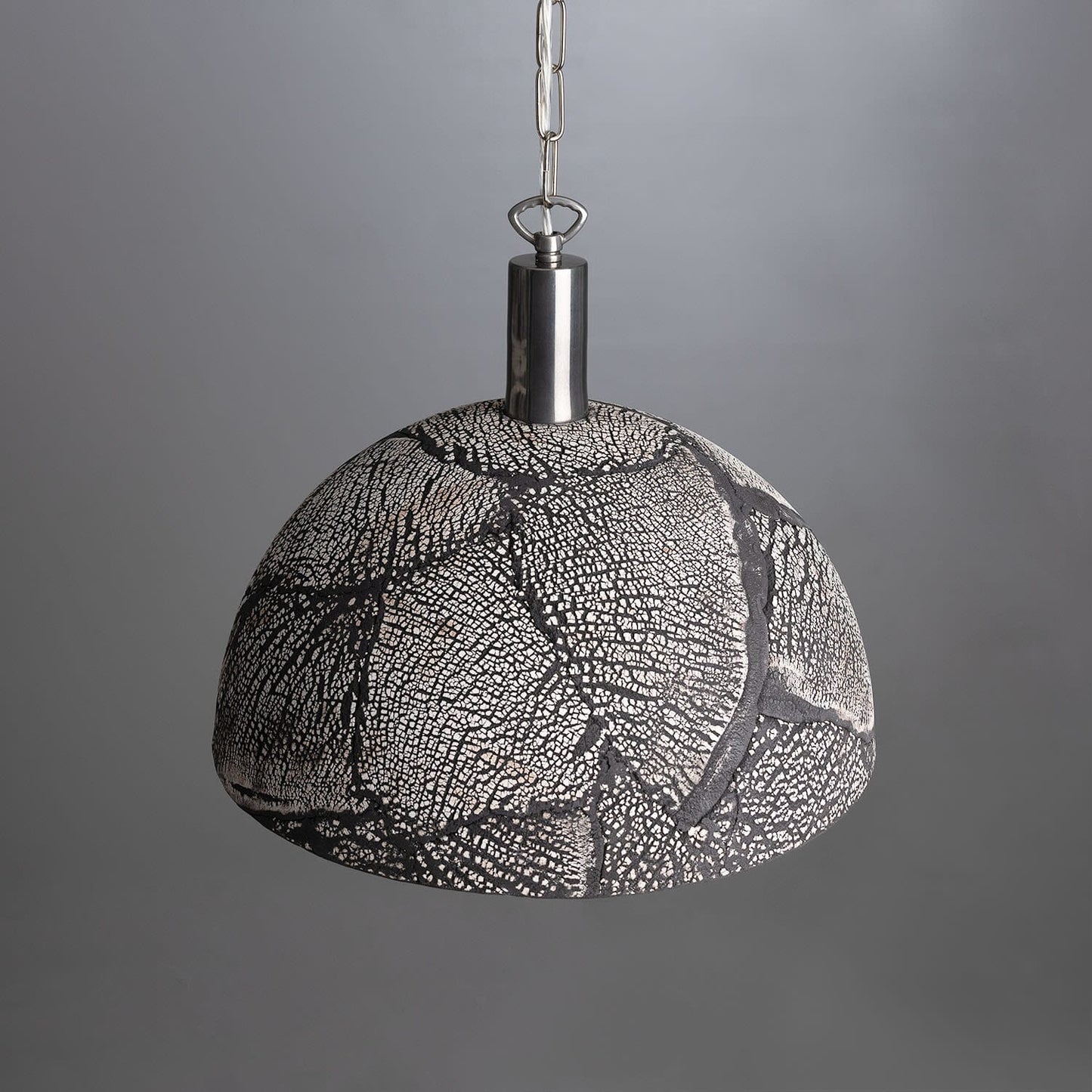 Natural Earthy Ceramic Hanging Light, 37cm