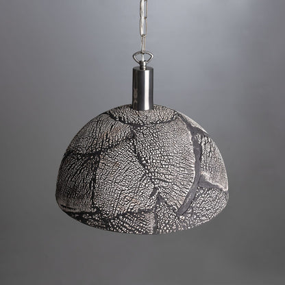 Natural Earthy Ceramic Hanging Light, 37cm