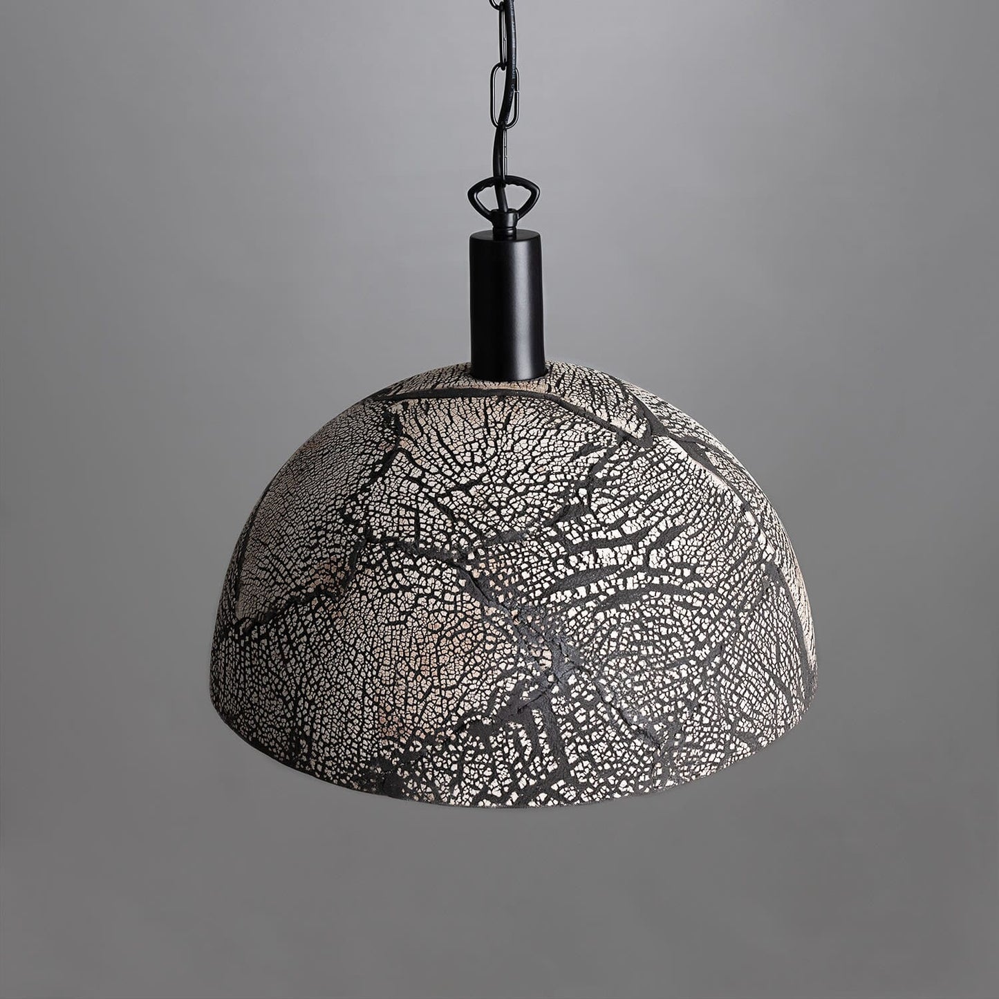 Natural Earthy Ceramic Hanging Light, 37cm